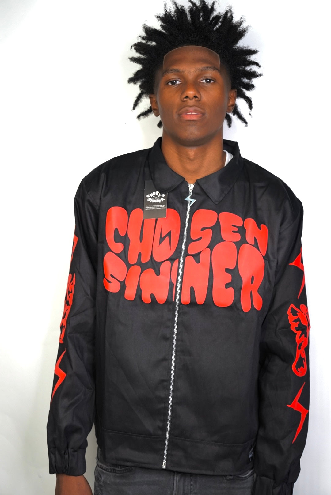 RED CHOSEN SINNER JACKET